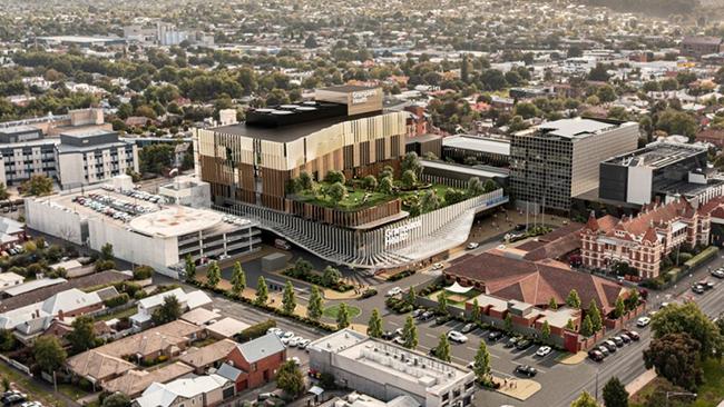 Artist's impressions of the $541.6 million redevelopment of Ballarat Base Hospital, due for completion in 2027. Photo: Victorian Health Building Authority