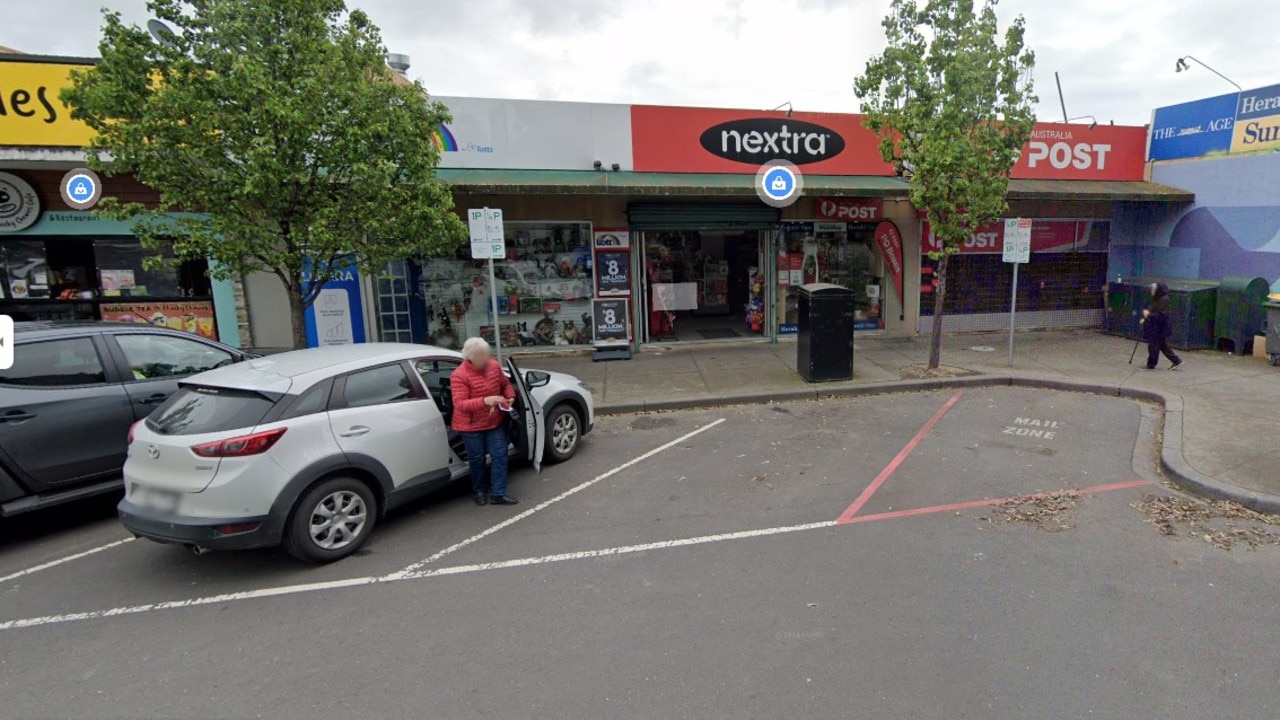 The incident happened outside the Laverton post office in Melbourne's southwest. Picture: Google