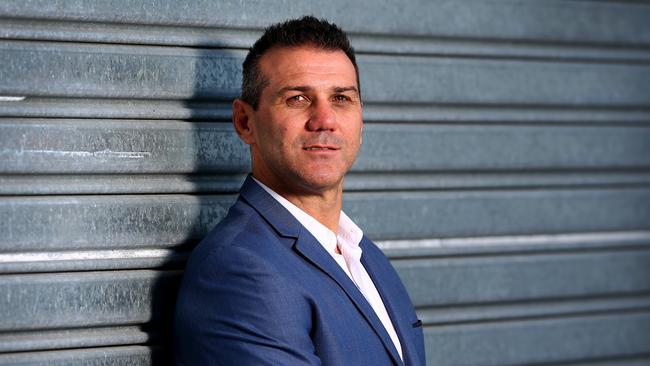 PORTRAIT of former NRL player Scott Sattler in his new corporate role that is far away from footy. Pics Adam Head