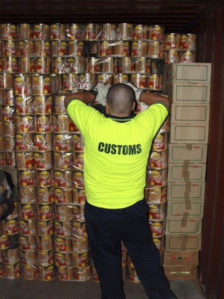 The infamous tomato tin haul.