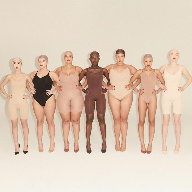 SKIMS is known for being inclusive and body positive. Picture: Instagram/KimKardashian