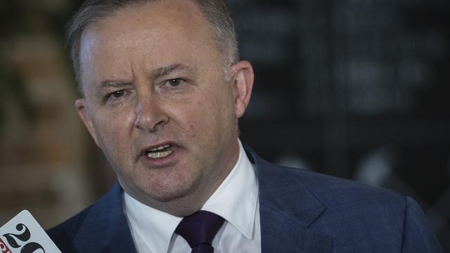 Albo called a presser to announce his leadership candidacy on may 19, 2019 … Picture: Brook Mitchell/Getty Images