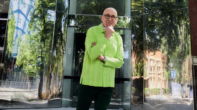 Former King’s Counsel and passionate proponent for the arts Peter Jopling at the new entrance to the Potter Museum of Art, within Melbourne University. Picture: Ivana Martyn-Zyznikow