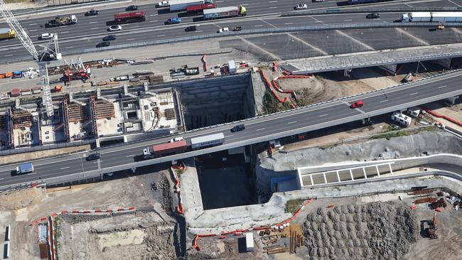 Road and rail projects around the country face new budget blowouts and delays. Picture: David Caird