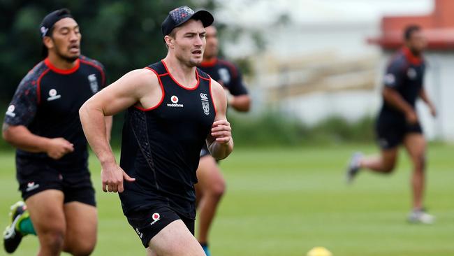 Kieran Foran at Warriors training. Copyright Image: William Booth / www.photosport.nz