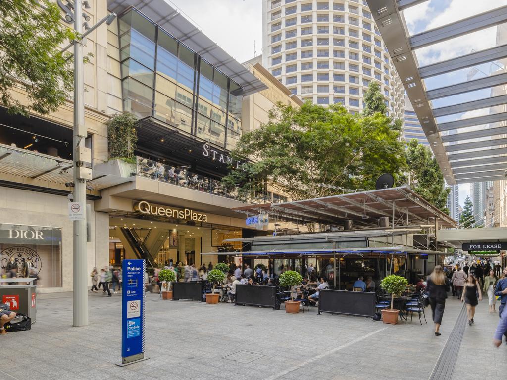 QueensPlaza at the bottom of the modern-day Queen Street Mall