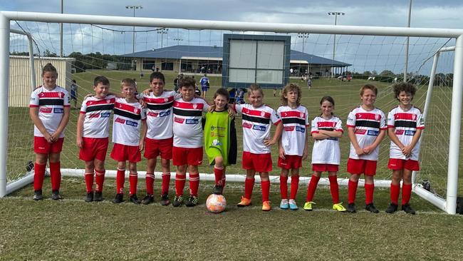 These little superstars from Sarina Saints FC are the FQ Whitsunday Coast Junior Team of the Week