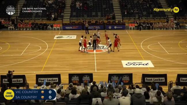 Replay: Victoria Country v SA Country (Boys) - Basketball Australia Under-16 National Championships Day 5