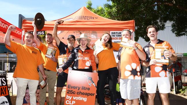 CLP candidate Lisa Bayliss in Darwin on May 3, 2025. Picture: Pema Tamang Pakhrin