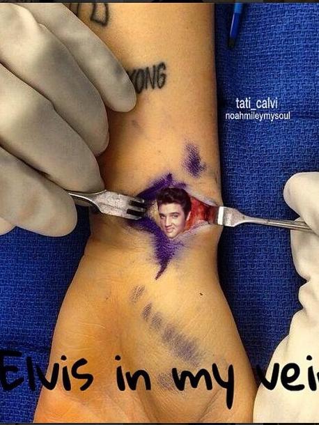 “Elvis is in my veins.” - Good to know, Miley