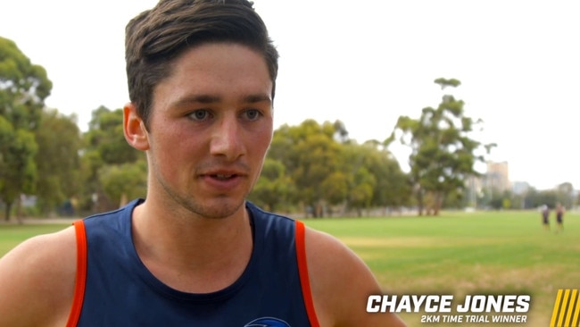 Chayce Jones went back to back in Adelaide's 2km time trial.