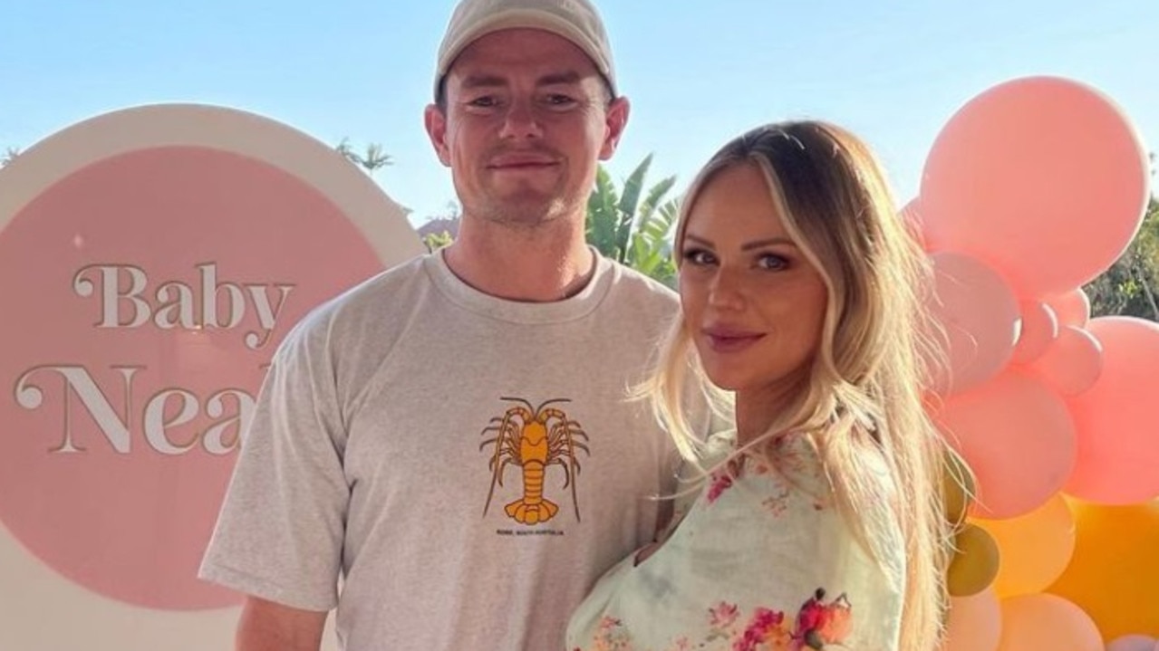 Lachie Neale and Julie Neale are expecting. Photo: Instagram, @jules_neale.