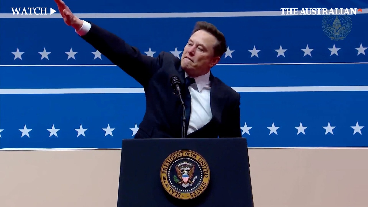 Elon Musk's questionable behaviour on stage following Trump inauguration