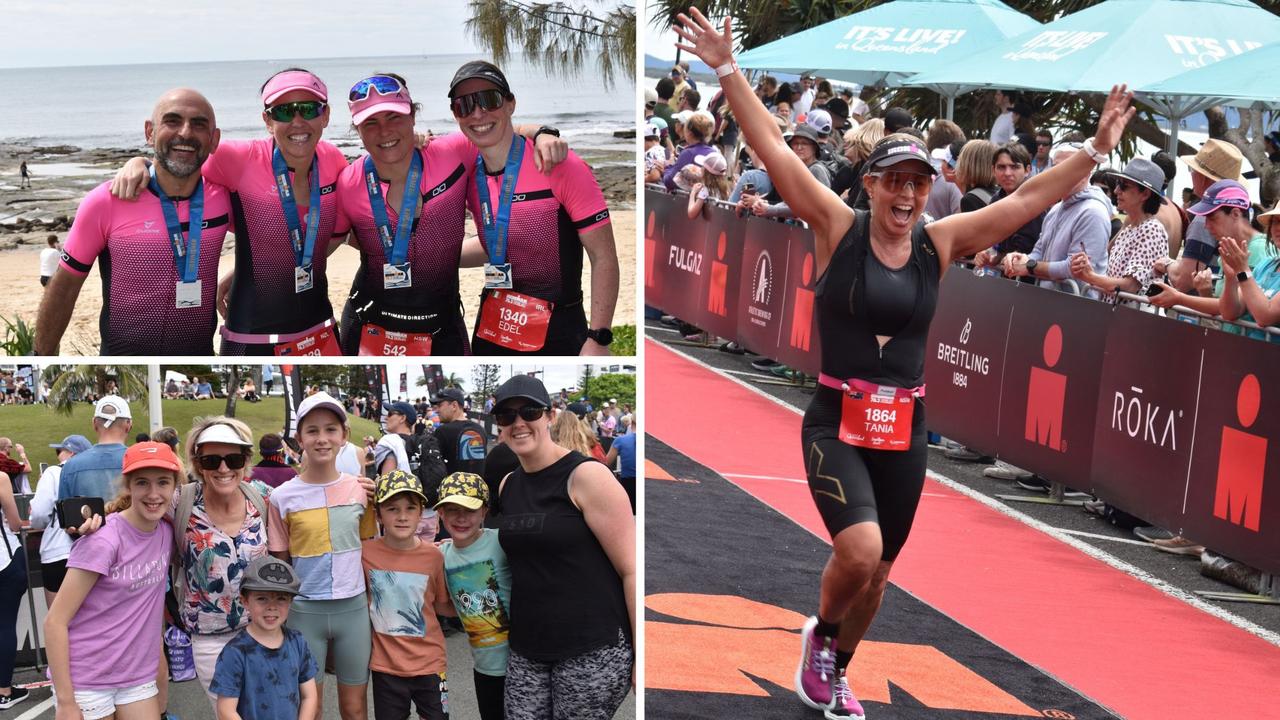 Athletes from across the world competed this weekend at the Sunshine Coast Ironman 70.3, with their proud families and friends showing support at Mooloolaba. See the gallery of photos.Â