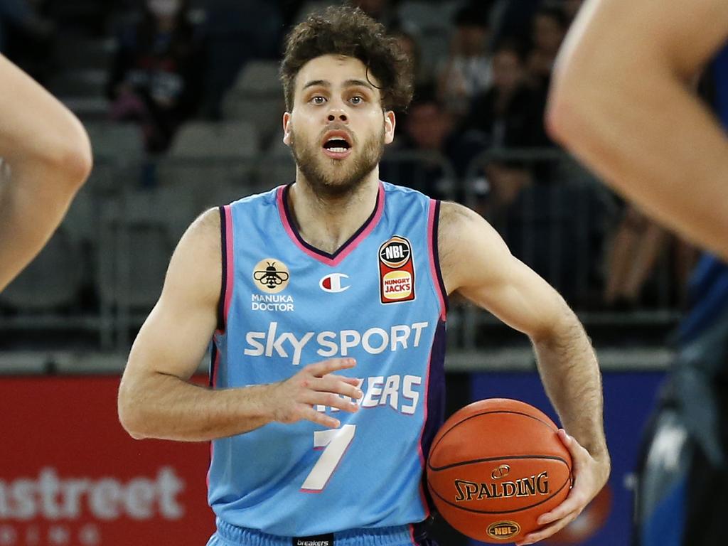 Brown Jr makes life easier for star ball handler William McDowell-White. Picture: Getty Images