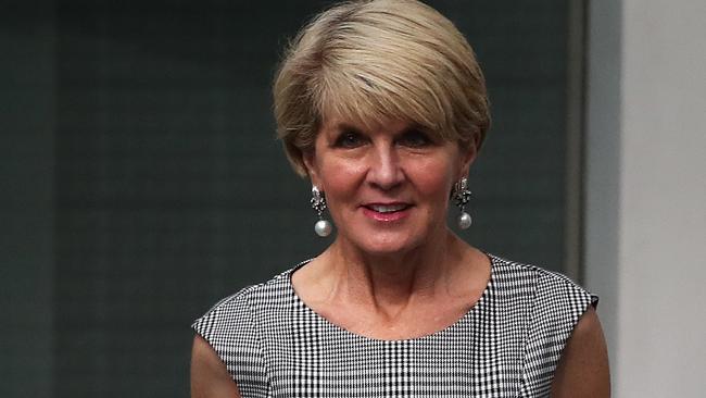 Julie Bishop. Picture: Kym Smith