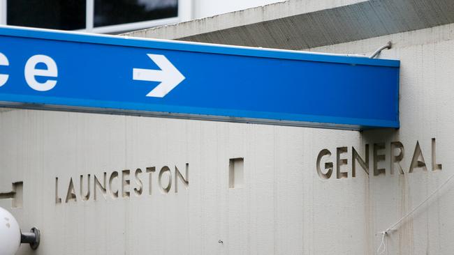 The man, who wished to remain anonymous, was recovering post-surgery when he checked in to the Launceston General’s emergency department. Picture: PATRICK GEE