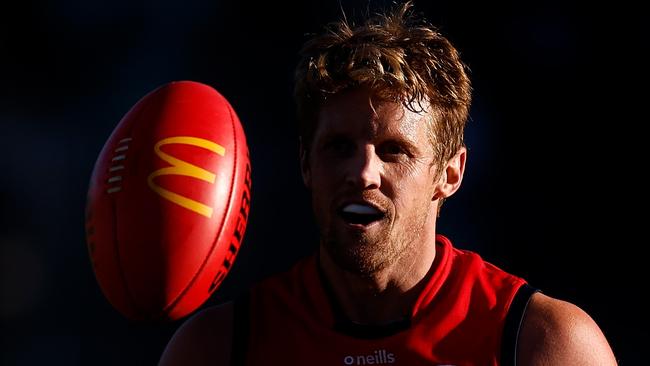 Rory Sloane played his best game for the season. Picture: Michael Willson/AFL Photos via Getty Images