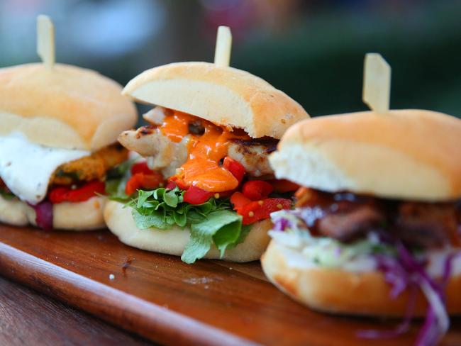 Slider Shack Burgers’ tempting treats.