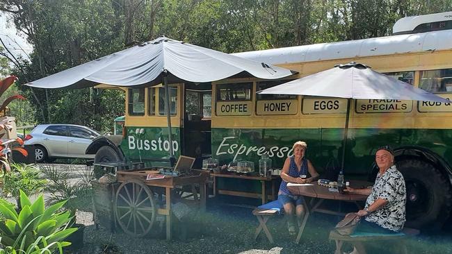 The Busstop Espresso cafe proved to be popular with locals. Picture: Instagram