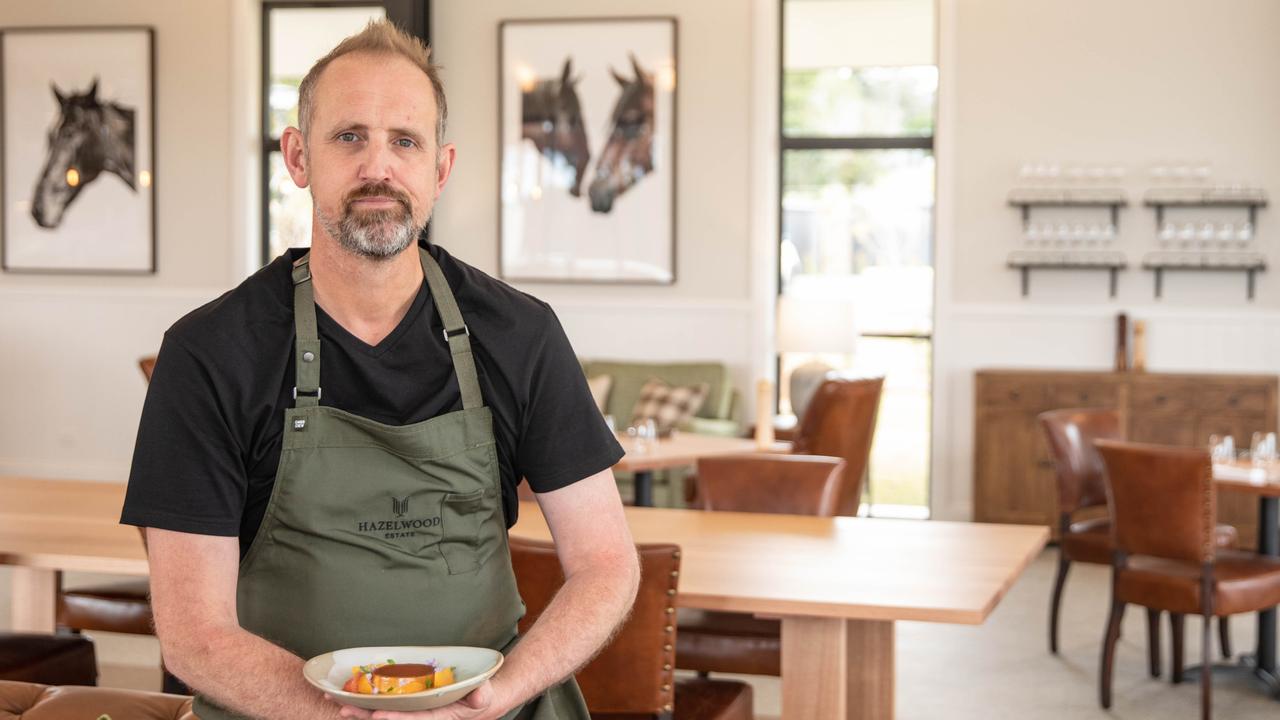 Cameron Matthews at The Paddock restaurant at Hazelwood Estate in Beechmont.