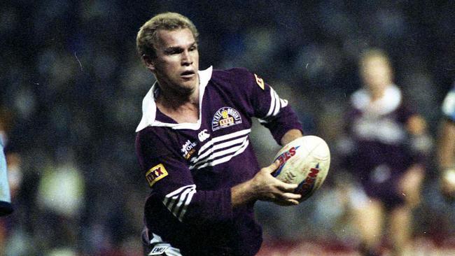 Champion halfback Allan Langer played 34 games for the Maroons.