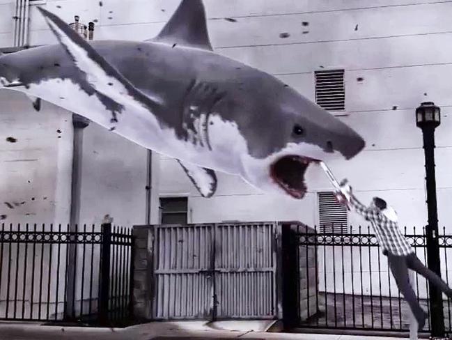 Ridiculously addictive ... the Sharknado films are a cult hit.