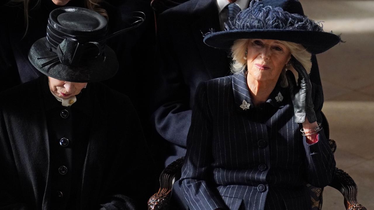 Camilla alongside Greece’s Princess Anne. Picture: Jonathan Brady/Getty Images