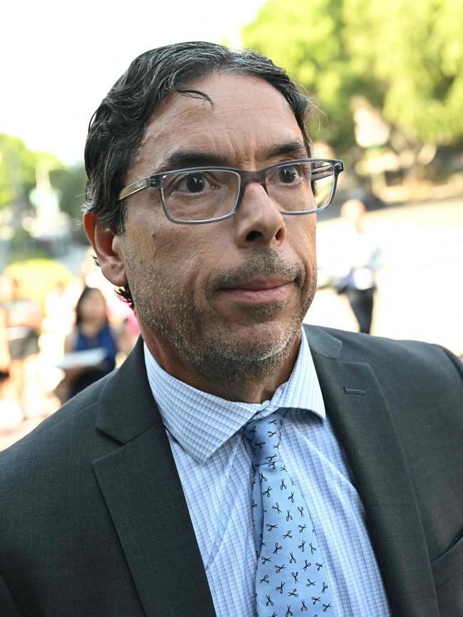 Dr Mark Chavez outside a federal LA court in 2024. Picture: Patrick T Fallon / AFP