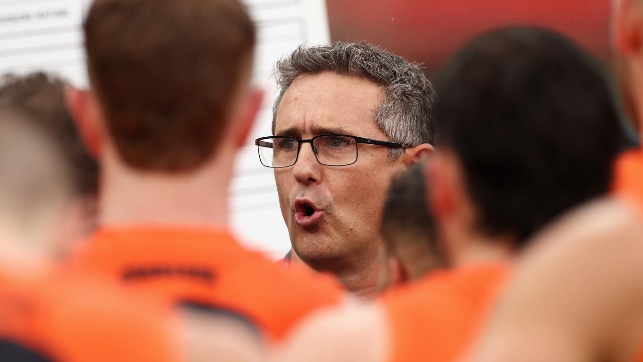 Giants coach Leon Cameron has banned the bump. Picture: AFL Photos/Getty Images