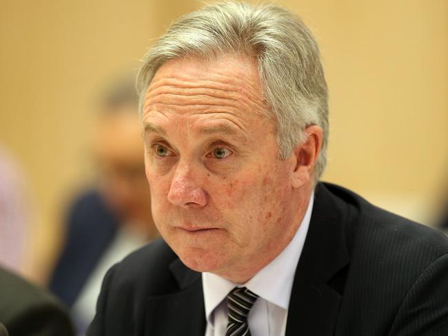 Catholic Education Commission Victoria, Executive Director Stephen Elder appearing at a hearing into the Australian Education Amendment Bill 2017, at Parliament House in Canberra. Picture Kym Smith