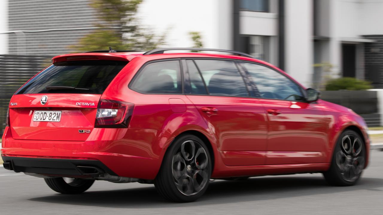 Load-lugger: The Octavia RS Wagon is more versatie than a regular hatch or sedan.