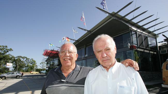 Nick and Jim Carkazis, owners of Ashmore Seafood and Steakhouse, pictured in 2006.