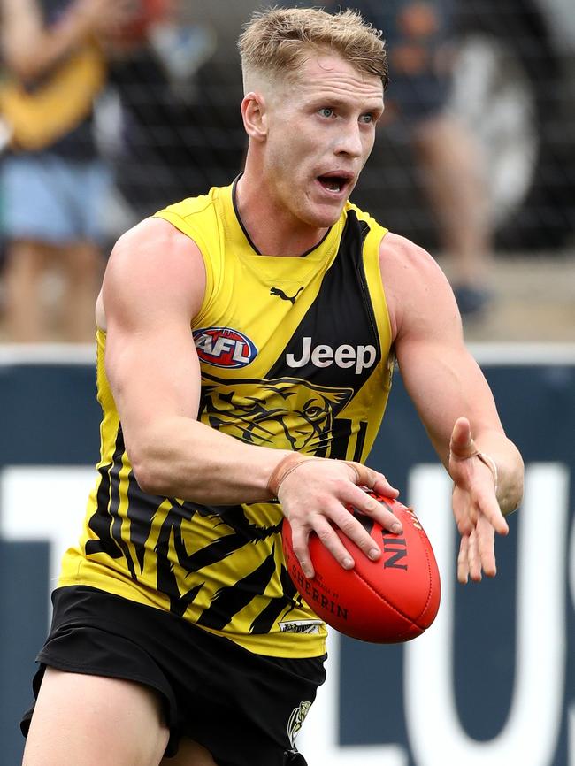 Josh Caddy got better as the match progressed. Picture: Mark Dadswell