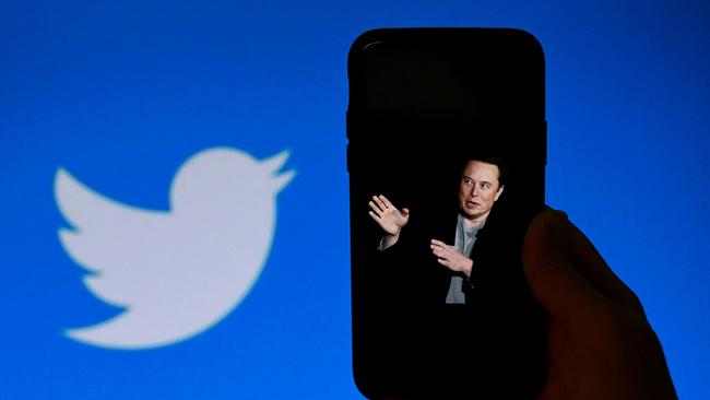 Elon Musk is looking to raise funds to help paydown $US3bn in Twitter debt. (Photo by OLIVIER DOULIERY / AFP)