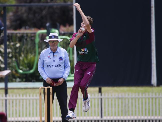 Archie Hetherington took a hat-trick for Gordon. Photo by Warren Gannon Photography.