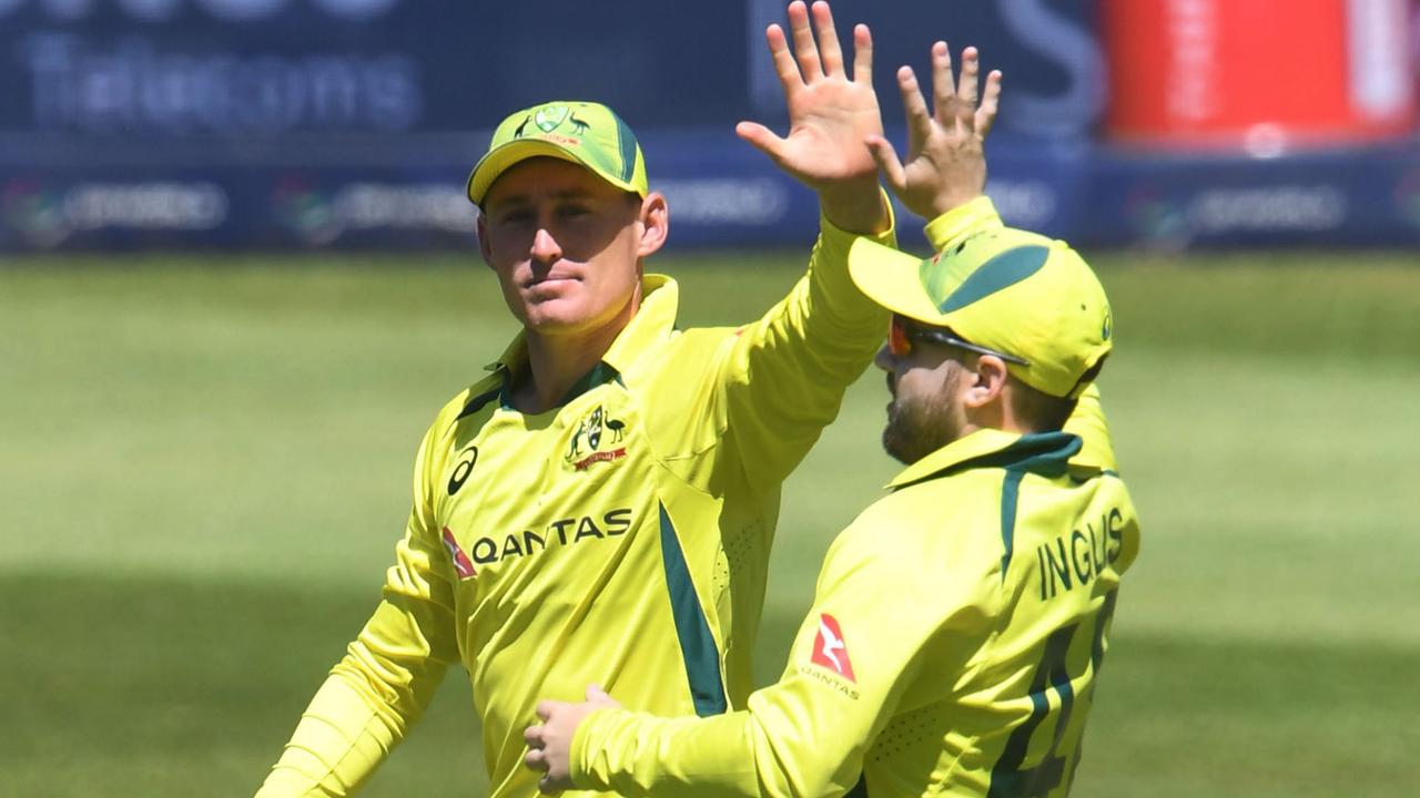 Marnus Labuschagne and Josh Inglis. Photo by Lee Warren/Gallo Images/Getty Images