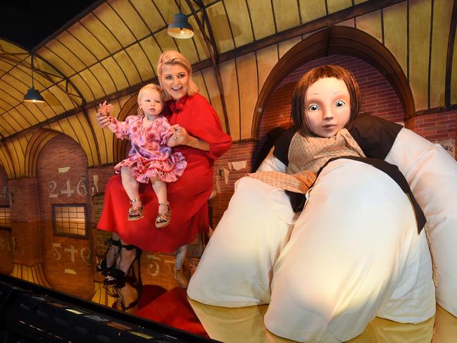 If you’re in the city make sure you catch the Myer Christmas windows this weekend. Picture: Tony Gough