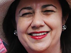 CM_Premier Annastacia Palaszczuk pictured here during May Day march in the outback of Barcaldine in Queensland this morning with former PM Bob Hawke 2/5/2016. Pictures: Jack Tran