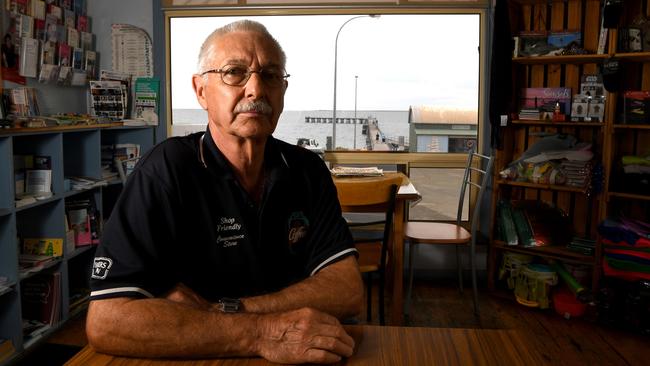 Port Victoria Kiosk and Post office owner Terry Bormann. Picture: Tricia Watkinson