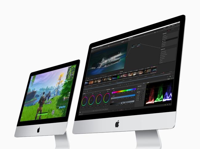 The current design of the iMac.