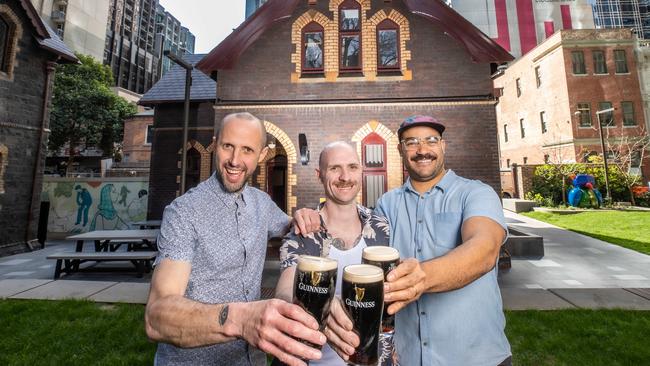 L-r mates Ryan Noreiks, Rob Libecans and Matthew Sterling. Caretaker's Cottage named 60th best bar in World's 50 Best, three good friends renovated the heritage building An unassuming, new Melbourne bar has been named in the World's 50 Best Bar list, ranking in at 60 in the longlist. Picture: Jason Edwards