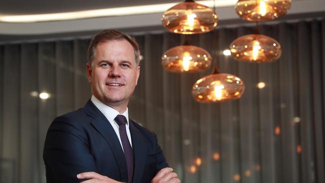 Resimac CEO Scott McWilliam in his Sydney offices. Picture: John Feder/The Australian.