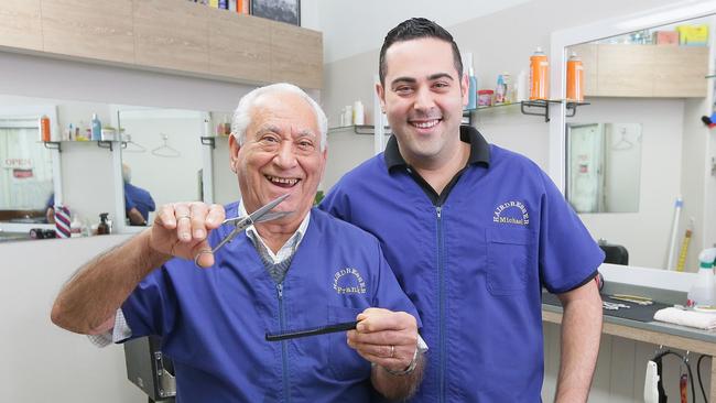 Frank and Michael Tedesco love working together. Picture: Adam Ward