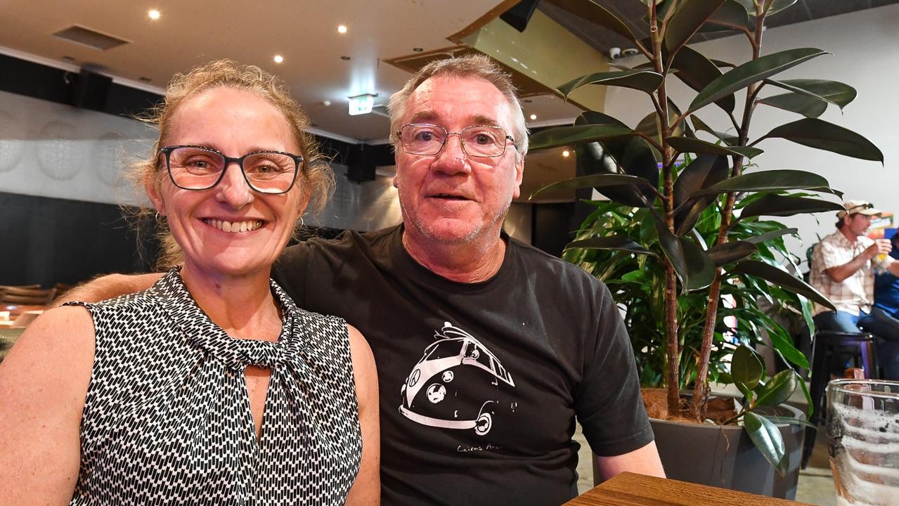 Garry Ball with Nicole Kuiters at Mary G's, Lismore, for the 2022 Melbourne Cup. Picture: Cath Piltz