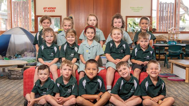 Nazareth Catholic Primary School preps Foundation FRP Back left: Piper Reynolds, Ashlyn McGlade, Layla Reed, Ivy Harris, Marlee McNish Centre: Grace Douglas, Nina Coustley, Eden Gebing, Isabella Lucas, Darcy Totton Front: Eli Kalkandis, Stanley Pyne, Sebastian Davis, Ollie Friday, Cooper Romanelli