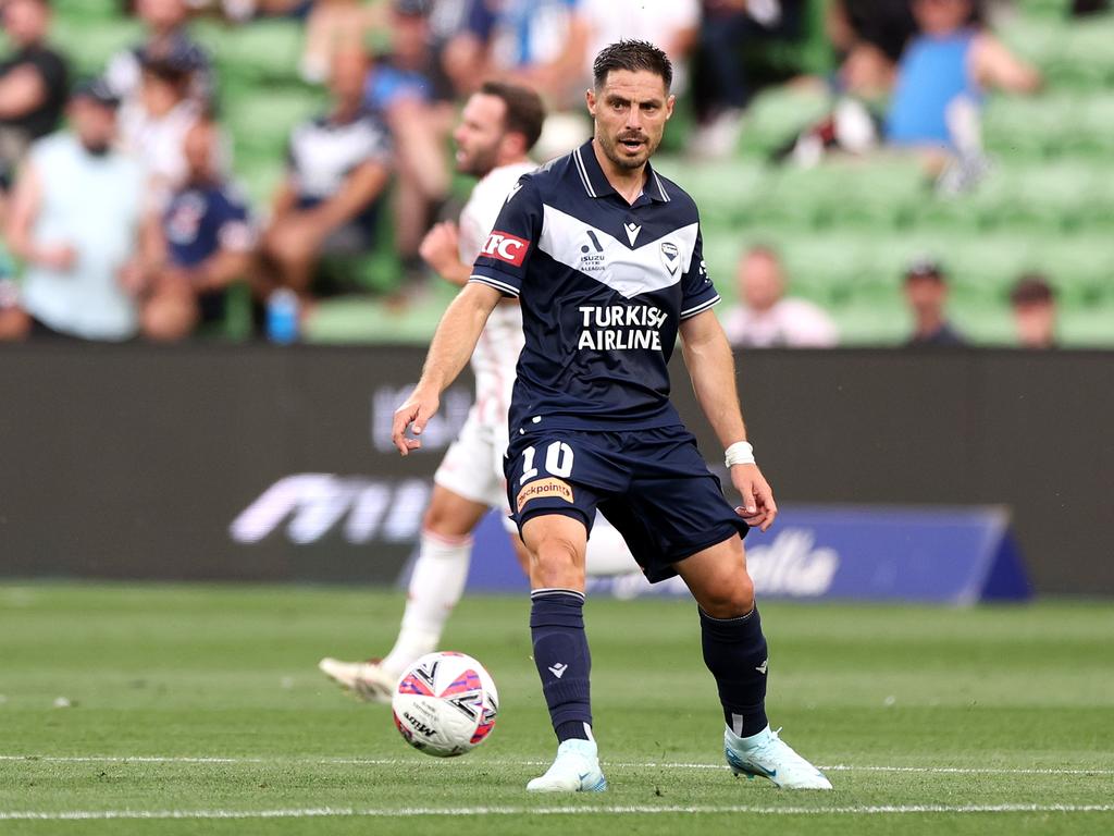 Bruno Fornaroli has received more game time at Melbourne Victory since the departure of Patrick Kisnorbo. Picture: Jonathan DiMaggio/Getty Images