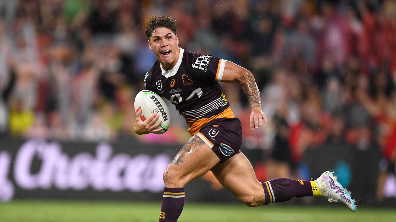 Reece Walsh produced one of the Broncos' best ever club debuts. Picture: NRL Images.