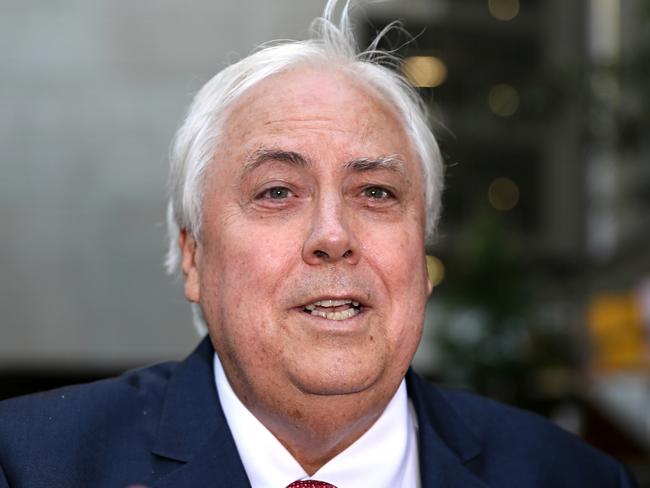 Embattled businessman and former federal MP Clive Palmer is appearing in the federal court to be questioned over his failed Nickel company. Pictures: Jack Tran