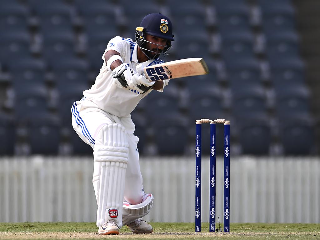 Devdutt Padikkal (above) and Sai Sudharsan have fought back well for India A. Picture: Getty Images